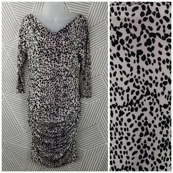 Jennifer Lopez Ruched Dress size Medium sexy - Picture 1 of 5